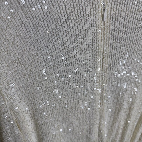 Allegra Sequin White Romper NWT MSRP $385 - Picture 13 of 13